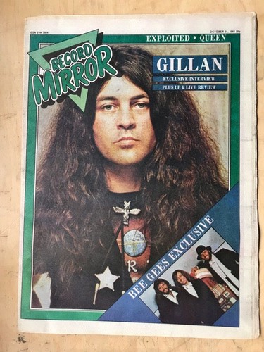 Gillan record mirror - record, magazine
