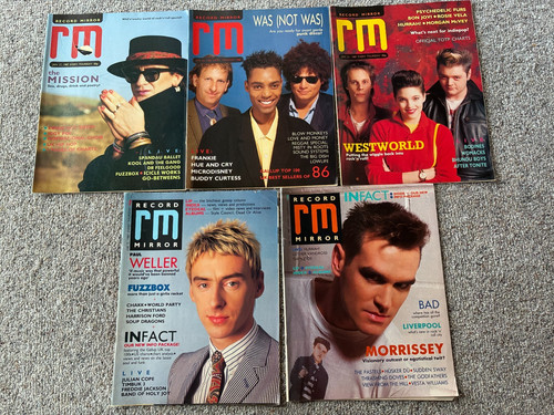 Record mirror magazine bundle - record,