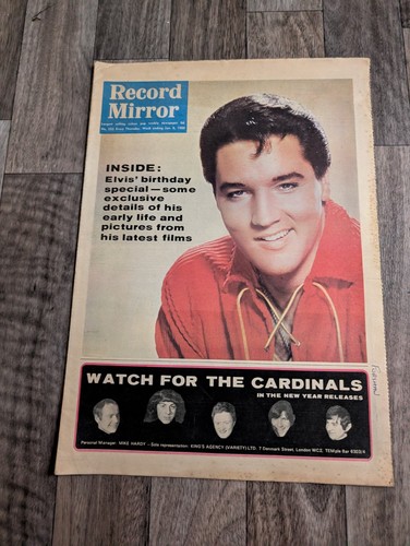 Record mirror music paper - mirror,