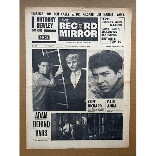 Various 1962 record mirror - various,