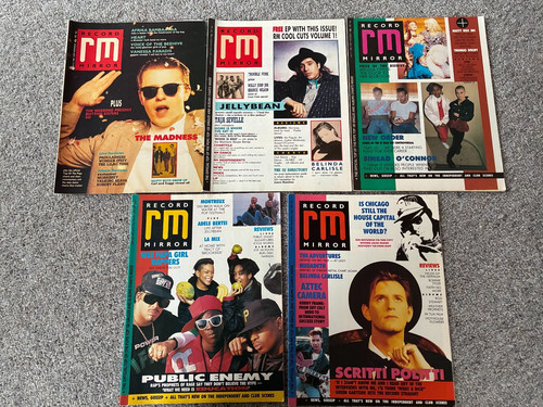 Record mirror magazine bundle - record, magazine,