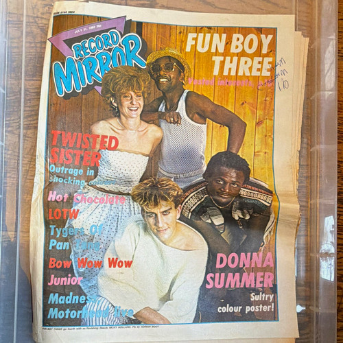 Record mirror july 1982 issue - record,