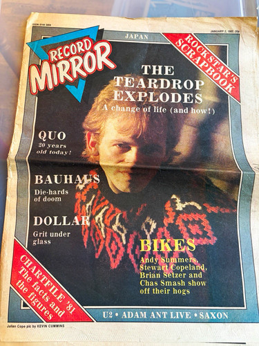 Record mirror music paper - record,