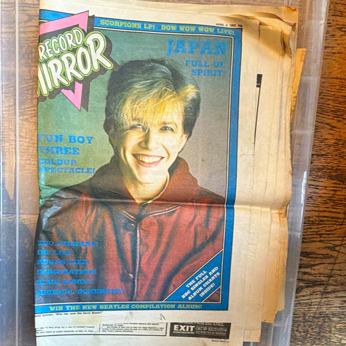 Record mirror april 1982 issue - record,