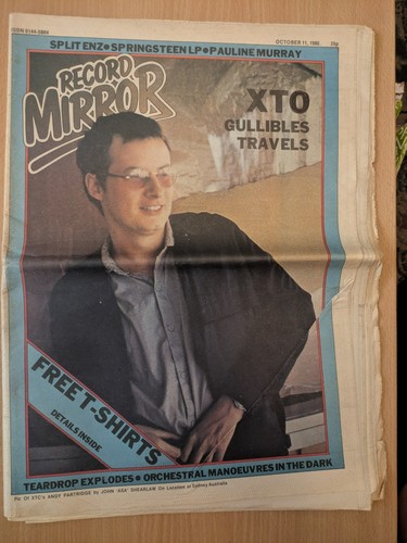 Record mirror newspaper - mirror,