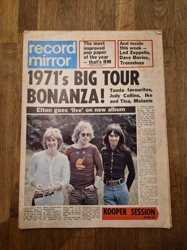 Record mirror newspaper elton - newspaper,