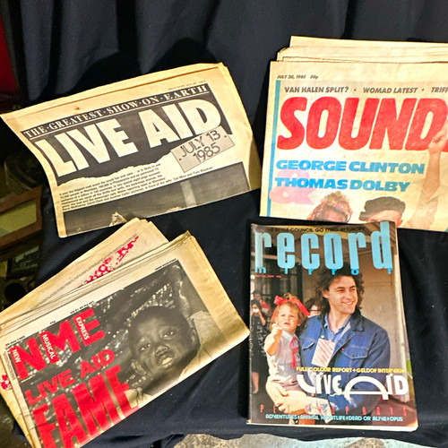 Live aid 1985 music press - music,
